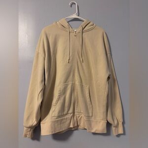 DSG Light Tan Zip-Up Hoodie